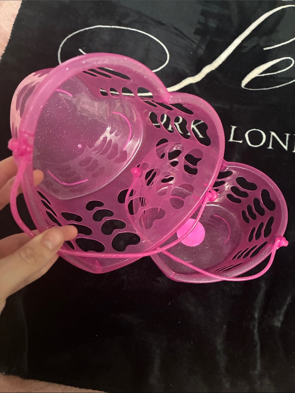2 Heart Shaped Baskets